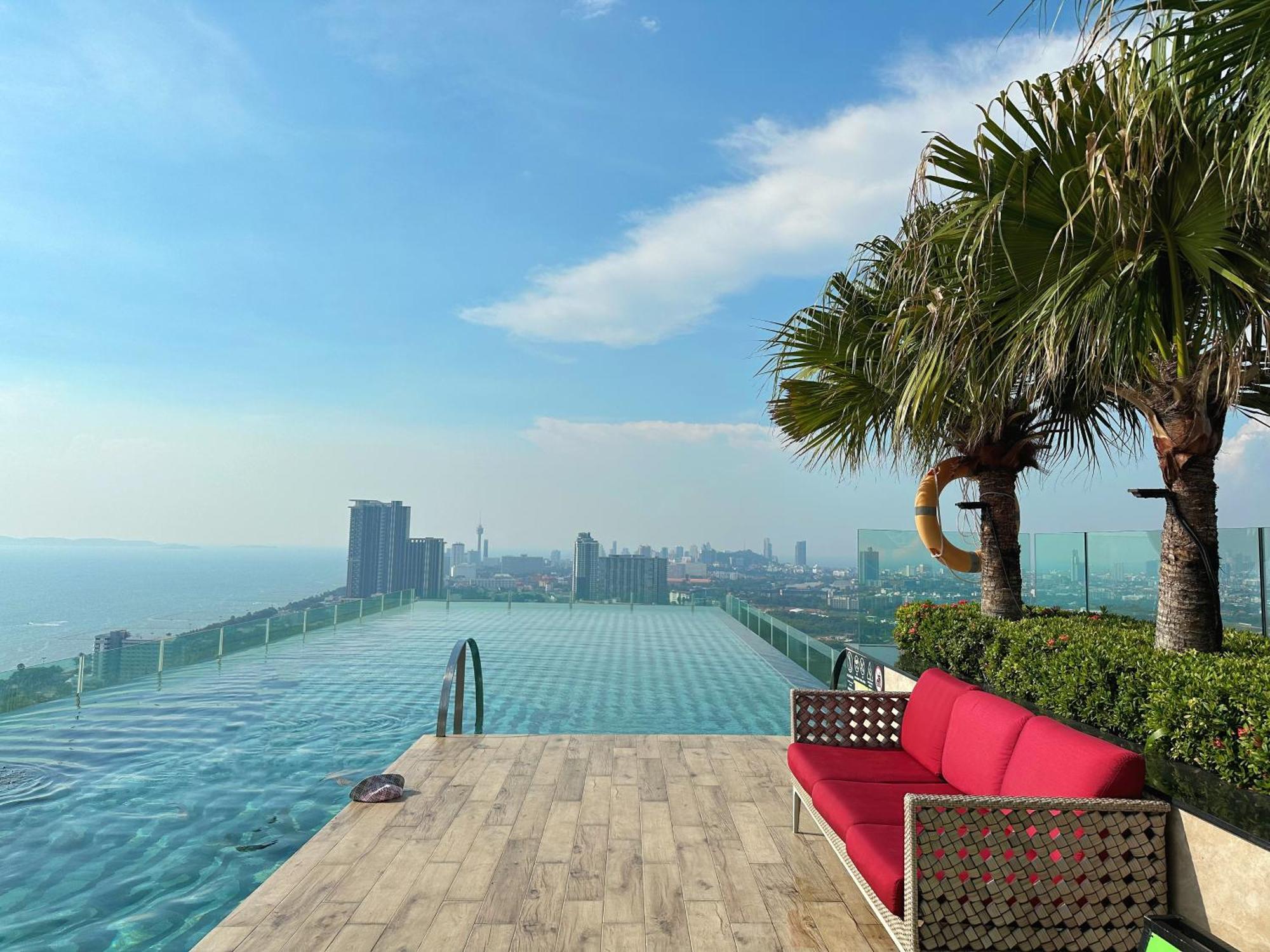芭提雅高层海景奢华公寓the Riviera Jomtien生香家直达海滩2704 Exterior photo