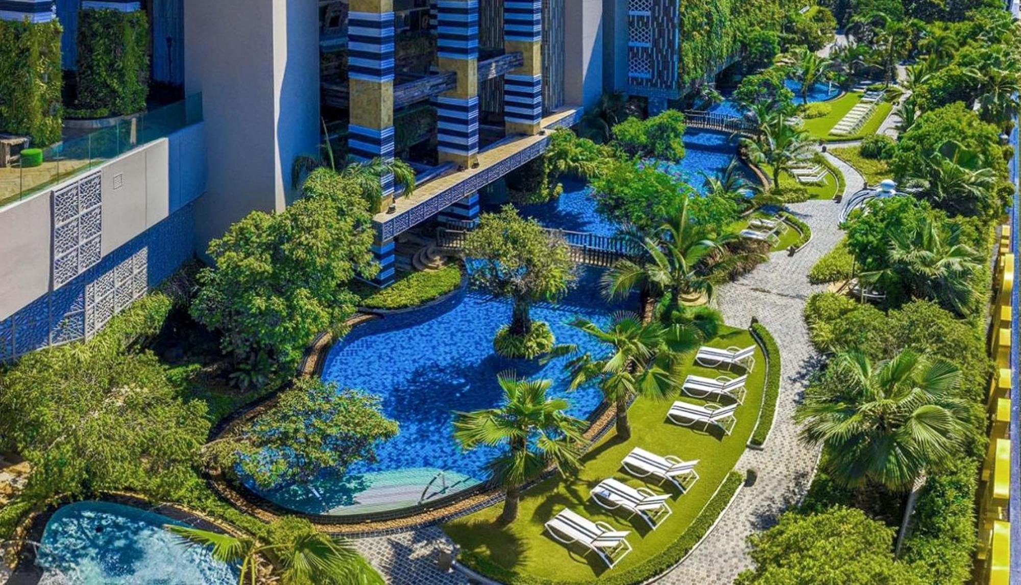 芭提雅高层海景奢华公寓the Riviera Jomtien生香家直达海滩2704 Exterior photo
